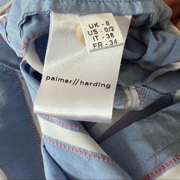 PALMER//HARDING Sunda Cinched-Waist Striped Shirt - Picture 7 of 8